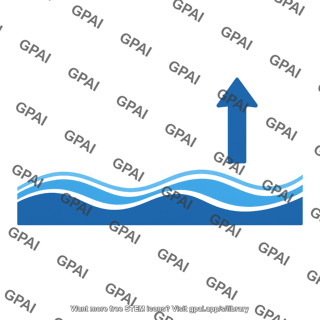 Flood tide rising level