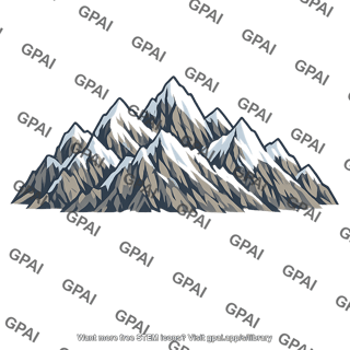 Snow capped mountains