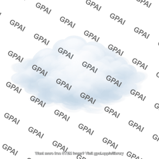 Water vapor cloud