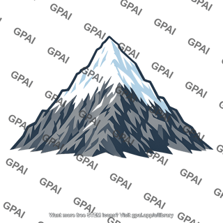 Snow capped mountain