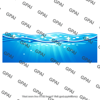 Sunlit surface water