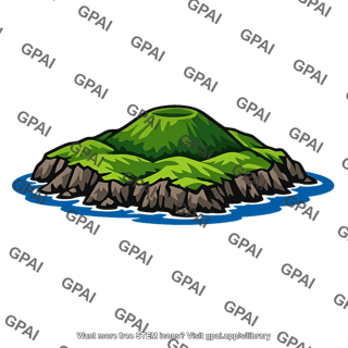 Volcanic island
