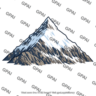 Snow capped mountain