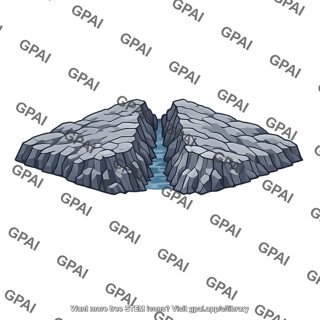 Mid ocean ridge rift