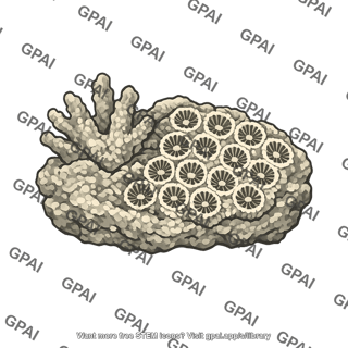 Fossil coral