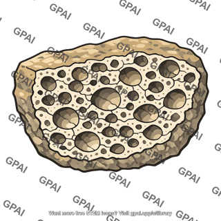 Porous rock