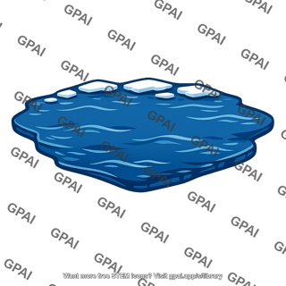 Arctic ocean surface patch