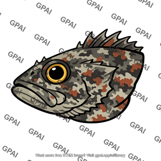 Rockfish head