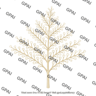 Hydrozoan branching colony