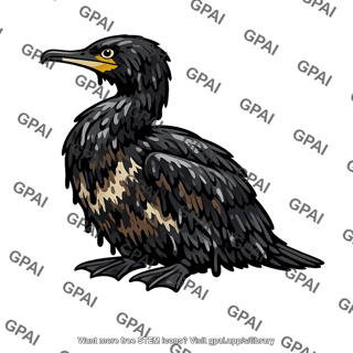 Cormorant oiled