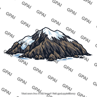 Snow capped mountain