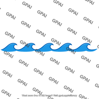 Repeated wave crests