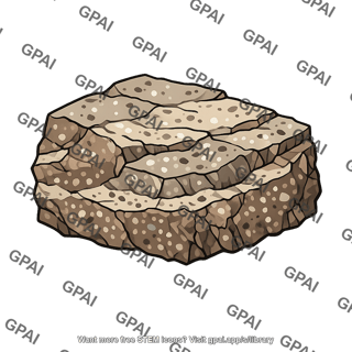 Earth crust rock