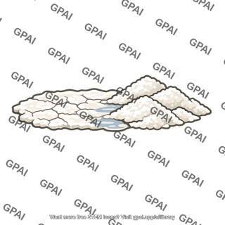 Sea salt deposit