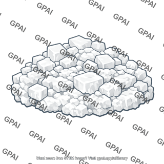 Salt deposit crystalline mass