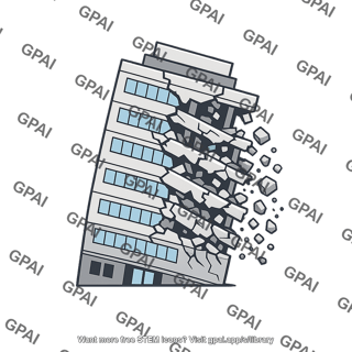 Building collapsing
