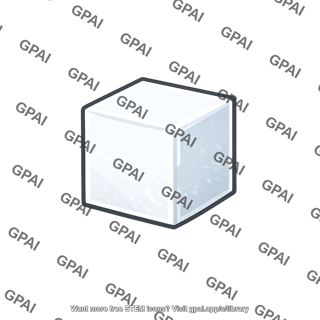 Table salt crystal