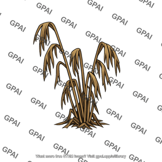 Marsh plant dead