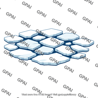 Drifting sea ice