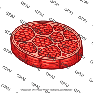Myoglobin rich muscle tissue