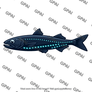 Deep water nekton bioluminescent