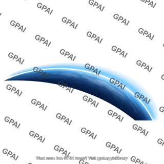 Earth atmosphere hazy edge