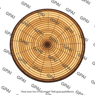 Tree growth ring