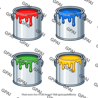Open paint can