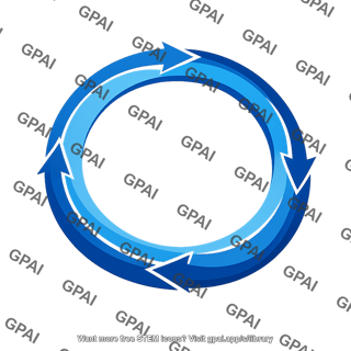 Circular current arrows