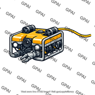 Remotely operated vehicle tethered