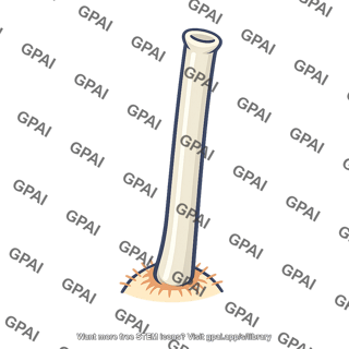 Heart urchin sanitary tube