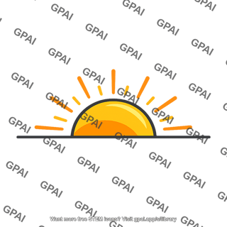 Sun low on horizon