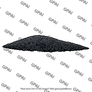 Black sand mound
