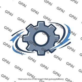 Gear with motion lines