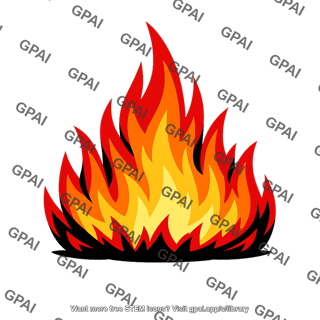 Stylized fire