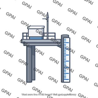Tide measuring station