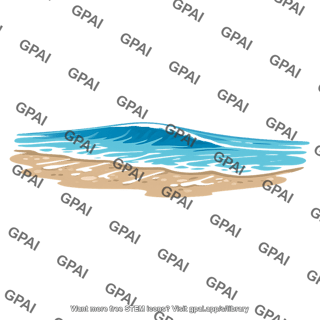 Ocean wave on beach