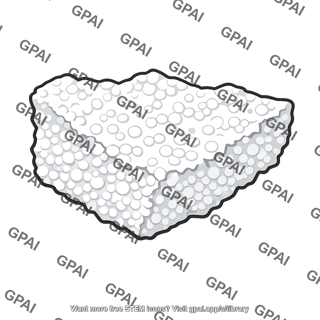 Styrofoam piece