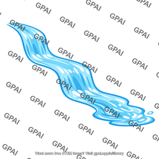 Flowing water stream