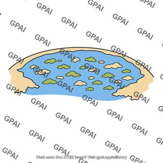 Island filled embayment