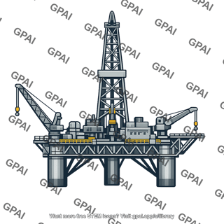 Offshore oil drilling rig