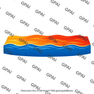 El nino warmed sea surface