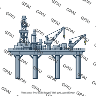 Mining platform offshore