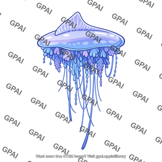 Hydrozoan float colony