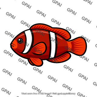 Cinnamon clownfish