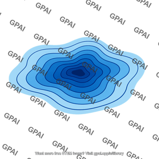 Bathymetry contours