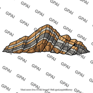 Layered rock strata