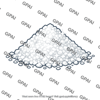 Crystalline powder pile