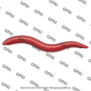 Segmented worm arenicola