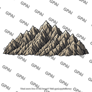 Mountain range uplifted